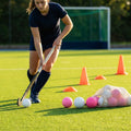 Training Hockey Balls available in white and Fluro pink