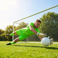 Men's goalkeeper shorts in polyester for football and futsal