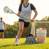 Lacrosse Balls – White/Orange/Yellow/Pink – Vulcanised Rubber – Indoor/Outdoor Use