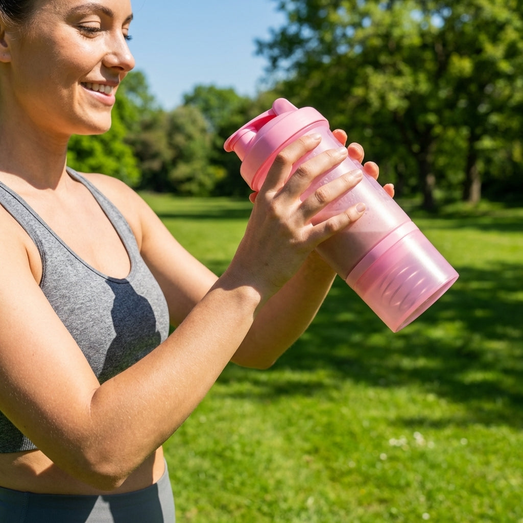 700ml protein shaker bottle in various colours