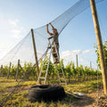 28mm black bird netting for urban and rural protection