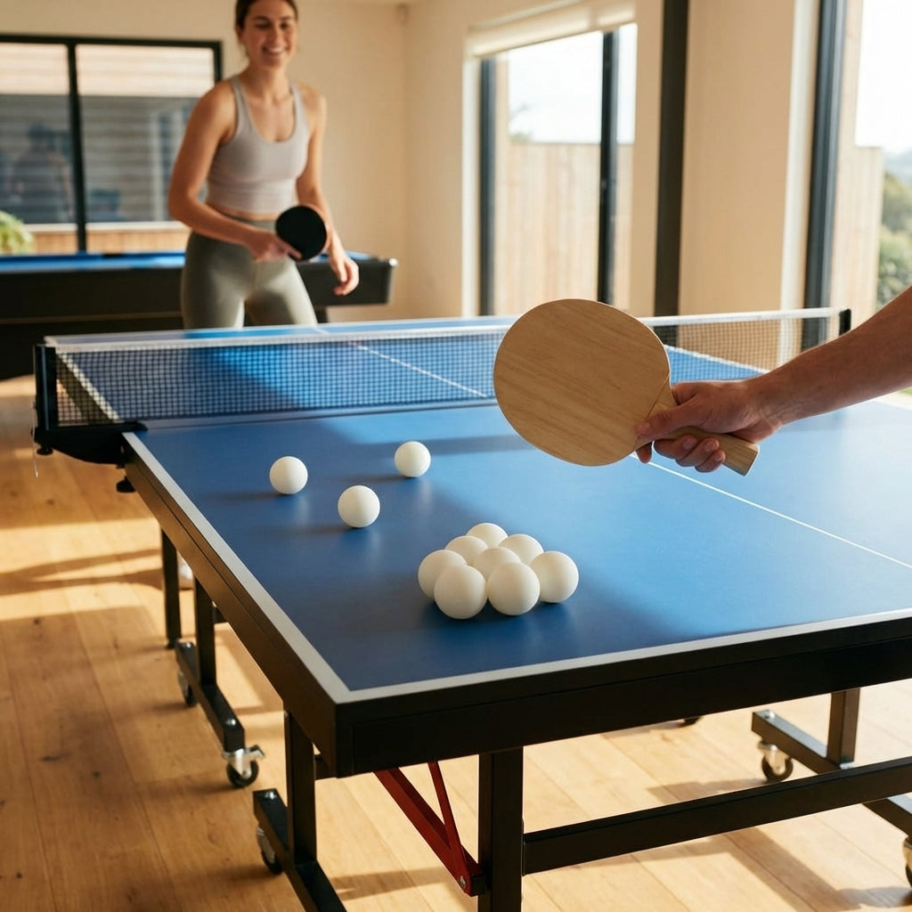 Table Tennis Balls 40mm White for Indoor and Outdoor
