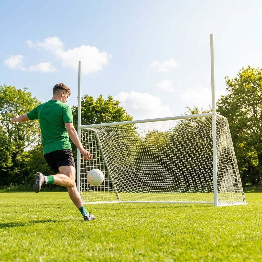 Freestanding Gaelic and Hurling Goal with Aluminium Frame
