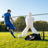 Inflatable goalkeeper mannequin for football training