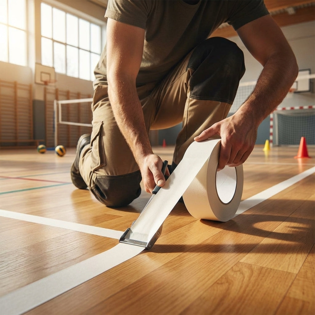 PVC Line Marking Tape in vibrant colours for indoor and outdoor use