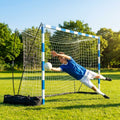Portable handball goal for indoor and outdoor use
