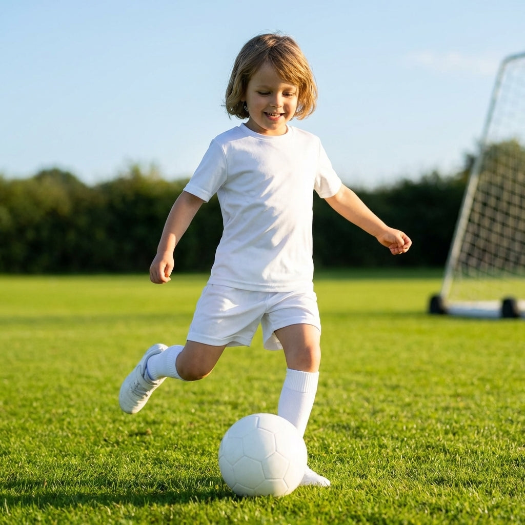 Kids' Football Kits for Ages 5-14, Lightweight Polyester