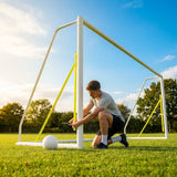 Football goal replacement stanchions available in multiple sizes