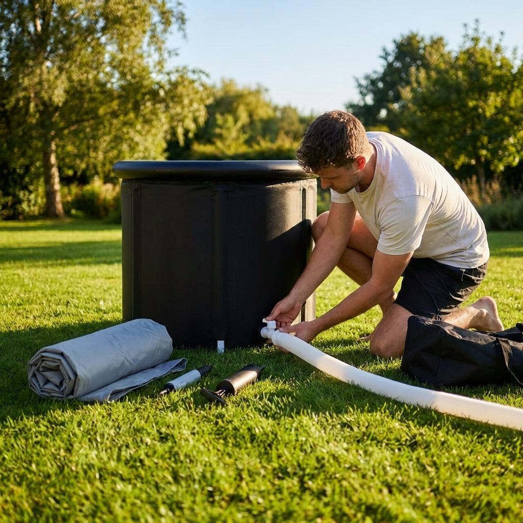 Replacement parts for portable ice bath