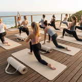 PVC Yoga Mat with textured foam for yoga and Pilates