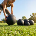Medicine Balls of varying weights for gym and home fitness