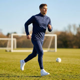 Men's tracksuit set in black and navy, ideal for sports and casual wear