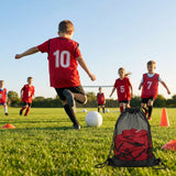 Sports team numbered bibs in vibrant colours for all ages