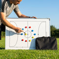 Double-sided coaching board with aluminium frame and accessories