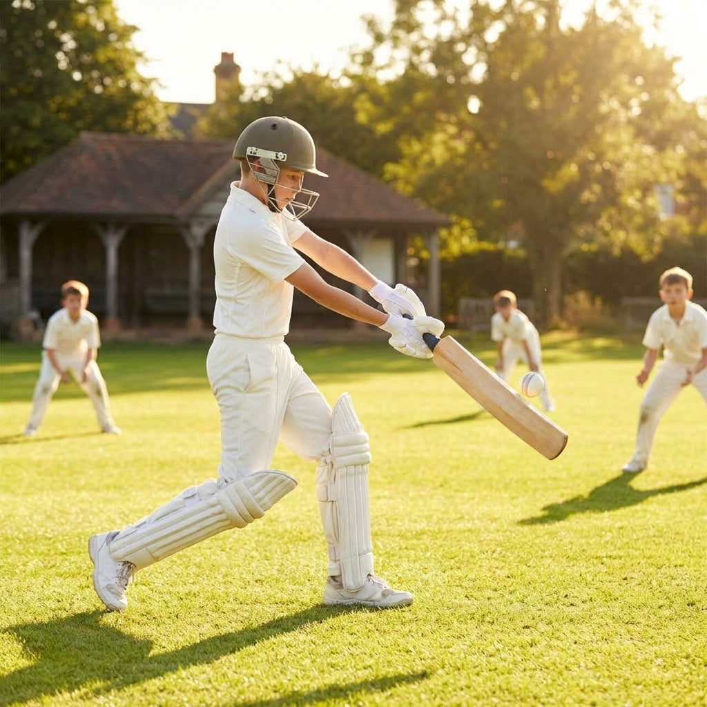 Kids cricket whites apparel in polyester, available in various sizes