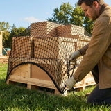 Heavy Duty Skip Nets made from HDPE Twine for Industrial Use