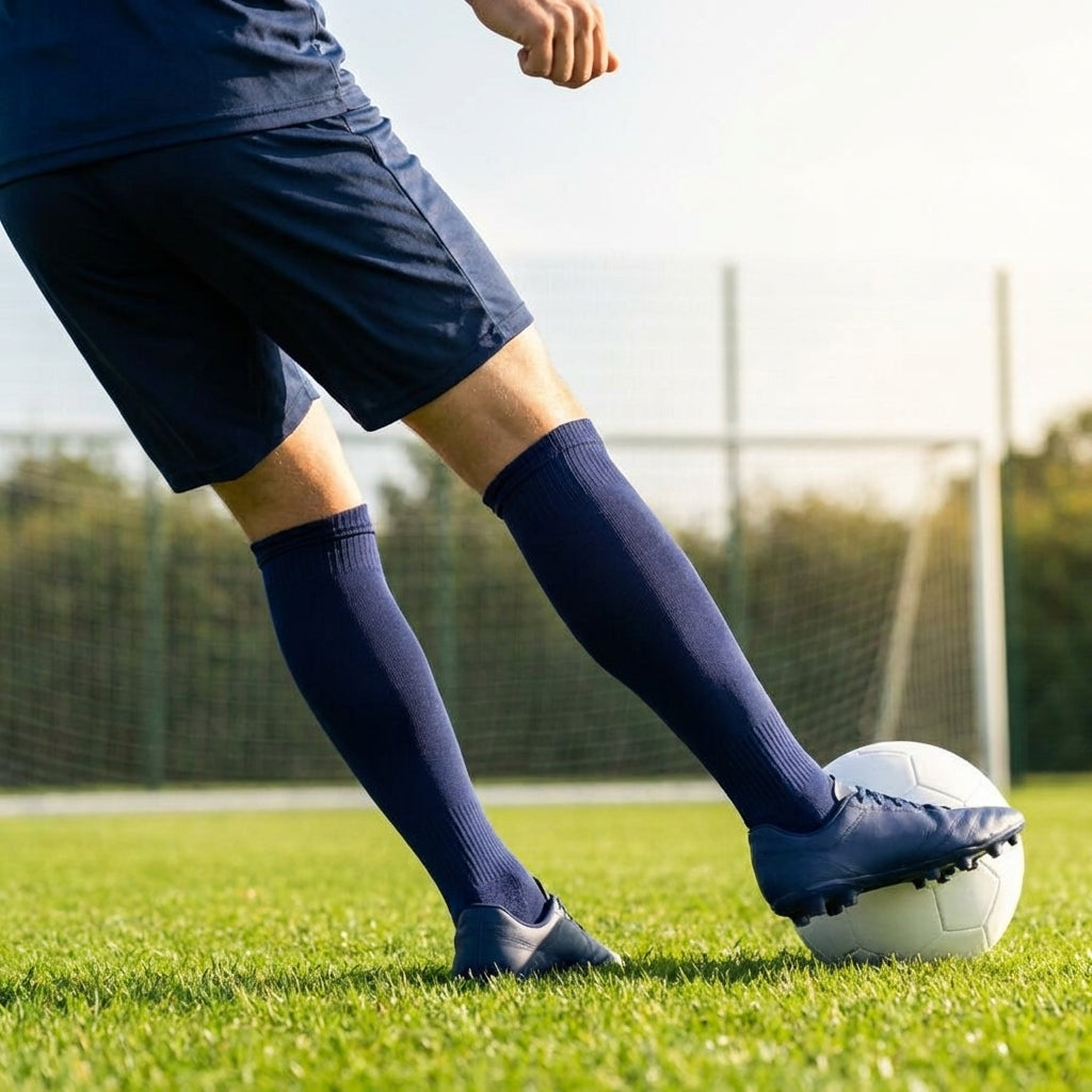 Knee-high football socks in multiple colours, ideal for sports use