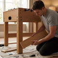 Table football spare parts, including legs and rods