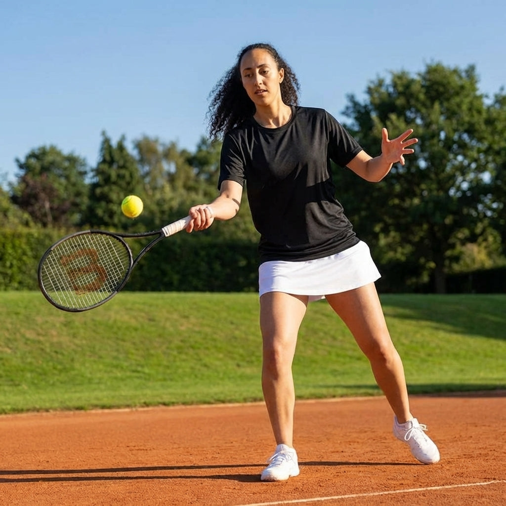 Women's Tennis Shirt in lightweight polyester for sportswear