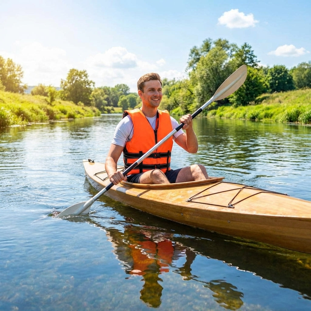 Buoyancy Aid – Fluorescent Orange – 300D Oxford Material – Water Sports