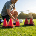 Training cones for sports practice, durable 12-inch cones
