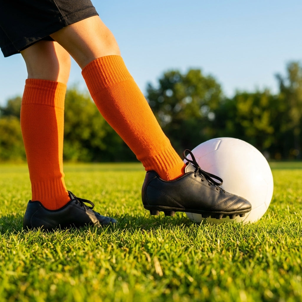 Knee-high football socks in multiple colours, ideal for sports use