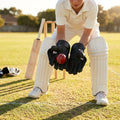 Black Wicket Keeper Gloves for cricket with rubber grip