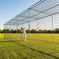 Cricket nets made from HDPE, available in various sizes for indoor and outdoor use