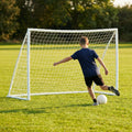 Football goal nets 6x4ft HDPE material for goalposts
