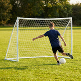Football goal nets 6x4ft HDPE material for goalposts