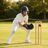 Black Wicket Keeper Gloves for cricket with rubber grip