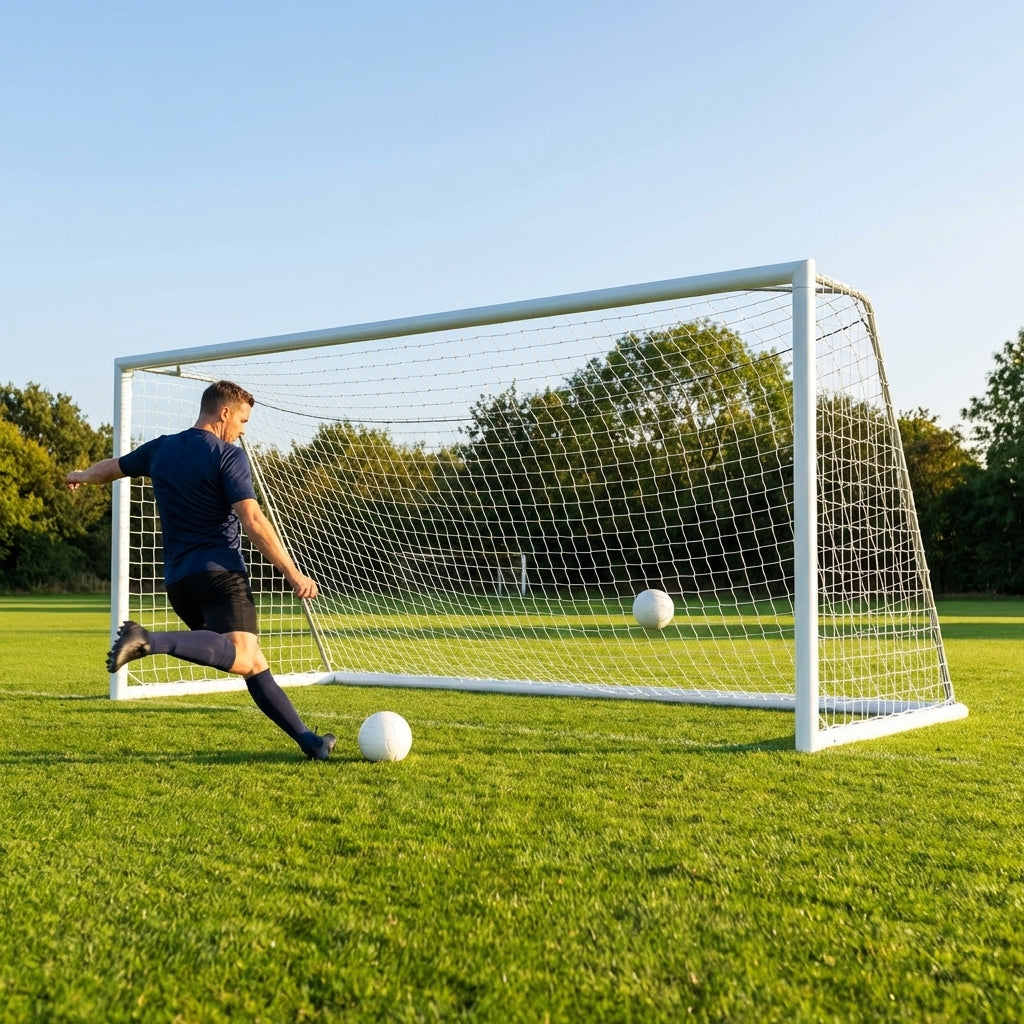 Aluminium Football Goal 16ft x 7ft for Junior Matches