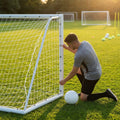Replacement football goal nets for Alu110 goals, various sizes in white