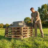 Heavy Duty Skip Nets made from HDPE Twine for Industrial Use