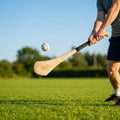 Ash Hurling Stick with custom grip colours, ideal for indoor and outdoor sports