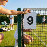 A4 PVC number plates for sports pitches and courts