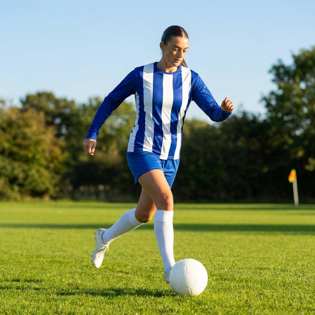 Women's Long Sleeve Football Shirt in various colours