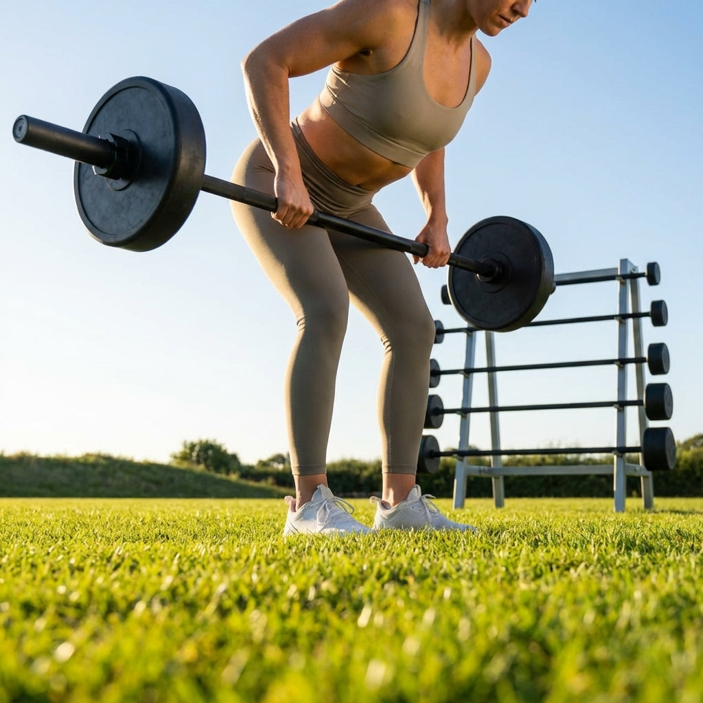 Rubber Barbell Weights with cast iron core for gym and home use
