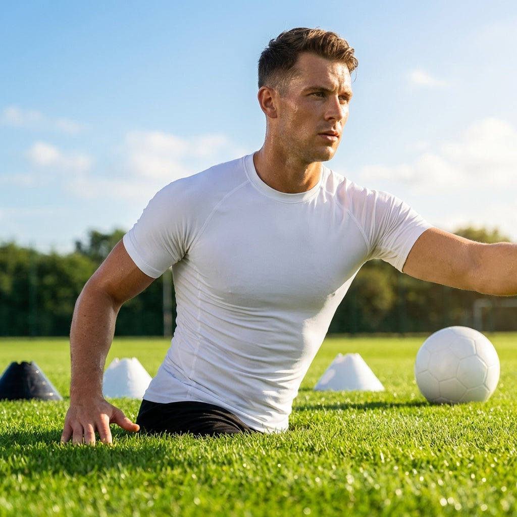 Men's base layer short sleeve top in various colours, perfect for sports