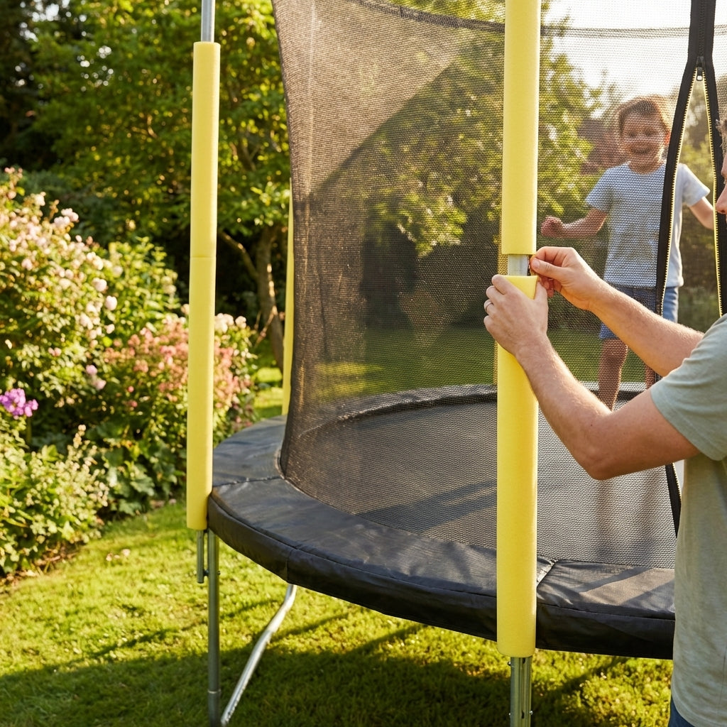 Replacement parts for garden trampolines, outdoor use