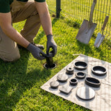 Replacement socket caps in various sizes and materials for sports facilities