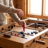 Table football spare parts, including legs and rods