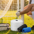 Net tie twine in black, white, and blue for outdoor sports net repair
