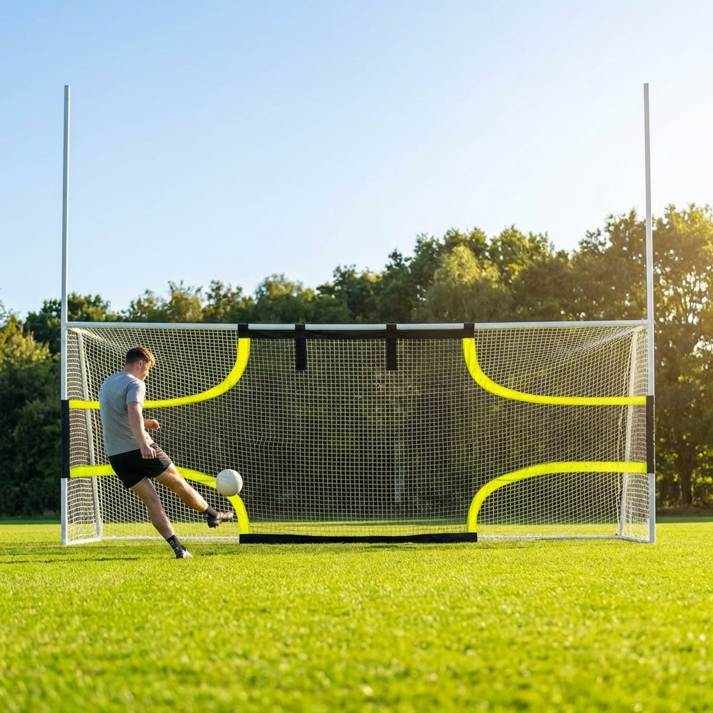 Gaelic and Hurling Target Sheet with Yellow Banding for Training
