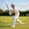 Cricket batting pads with HD foam and PU face, suitable for county level