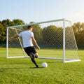 Replacement football goal nets for Alu110 goals, various sizes in white