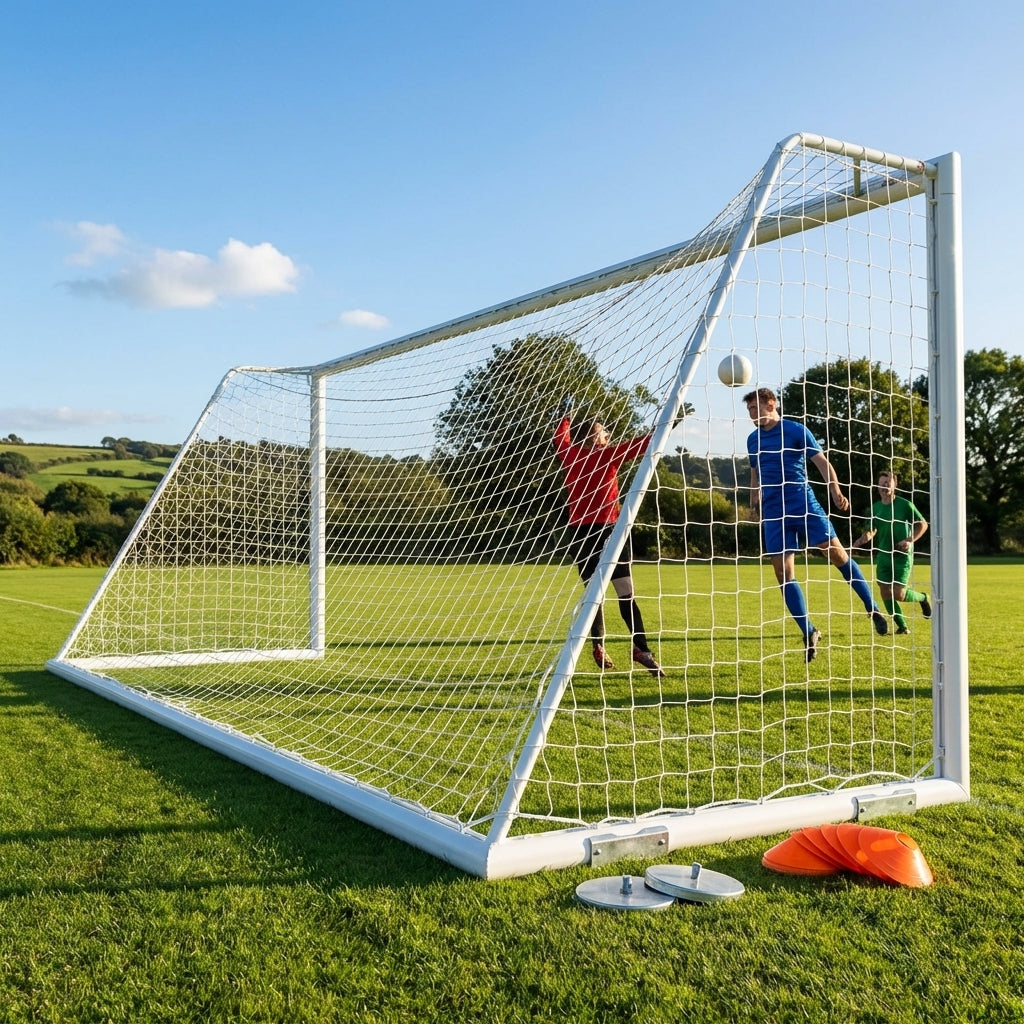Aluminium Football Goal 16ft x 7ft for Junior Matches