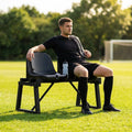 Aluminium sports bench with HDPE seats for indoor and outdoor use