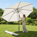 Cantilever garden parasol with 3m UV30+ canopy and steel frame