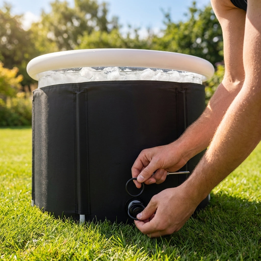 Replacement parts for portable ice bath